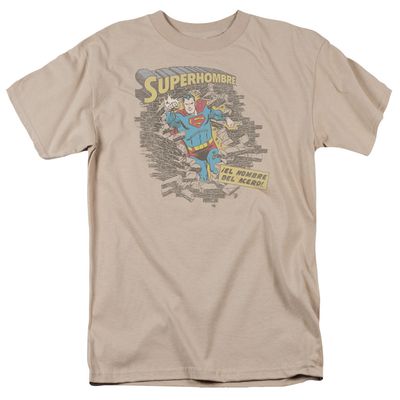Superman Superhombre 2 Mens T Shirt Sand Retro Pop Classics