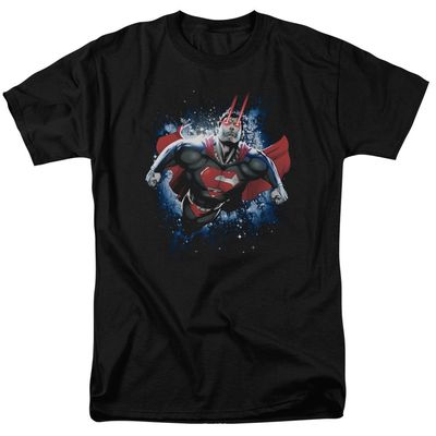 Superman Stardust Mens T Shirt Black Retro Pop Classics
