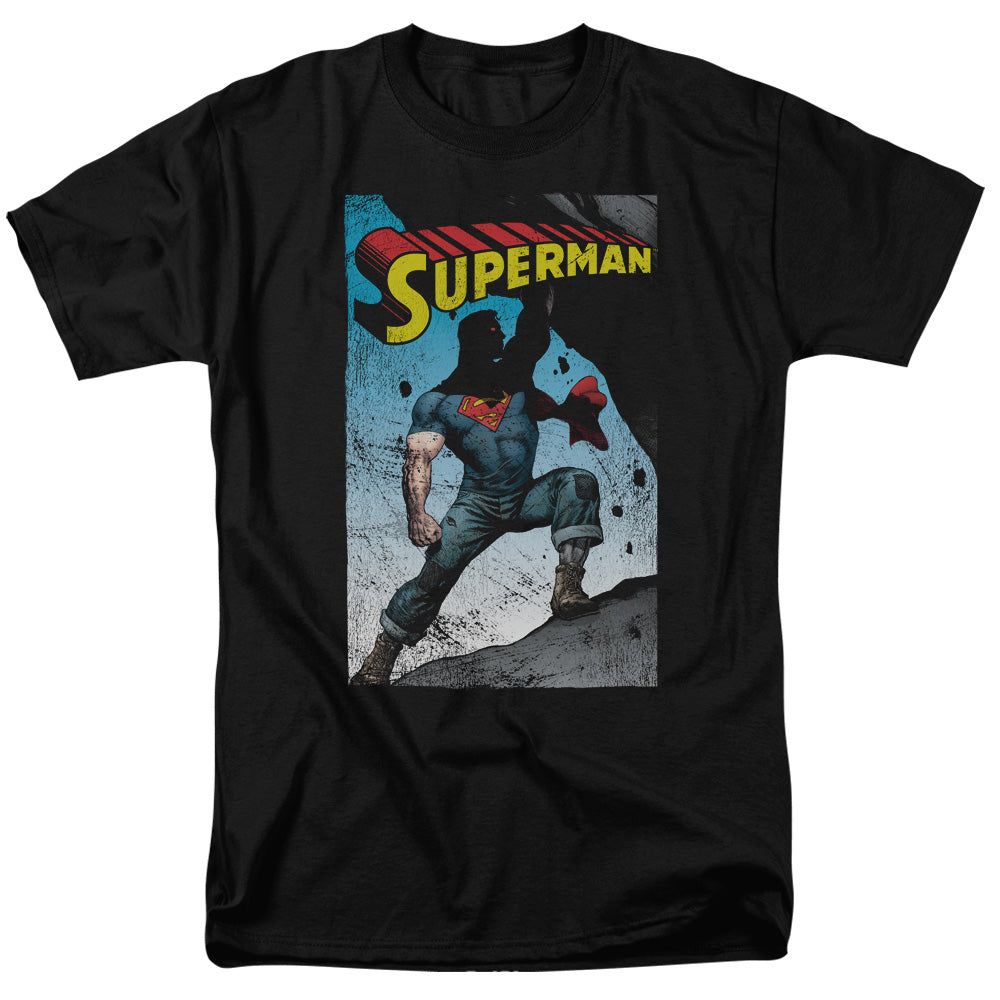 Superman Alternate Mens T Shirt Black Retro Pop Classics