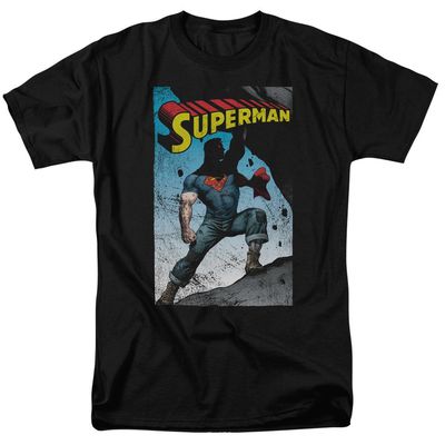 Superman Alternate Mens T Shirt Black Retro Pop Classics