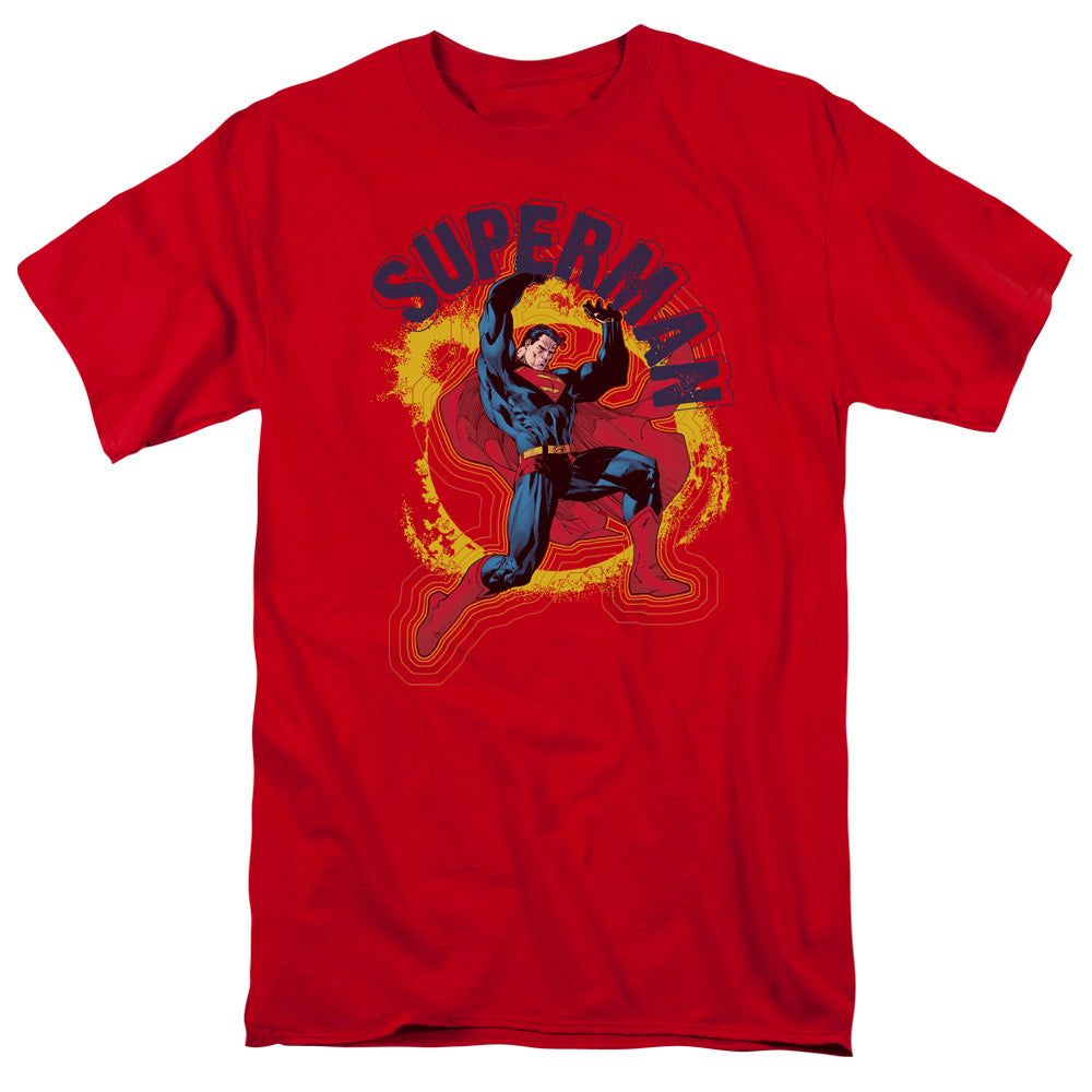 Superman A Name To Uphold Mens T Shirt Red Retro Pop Classics