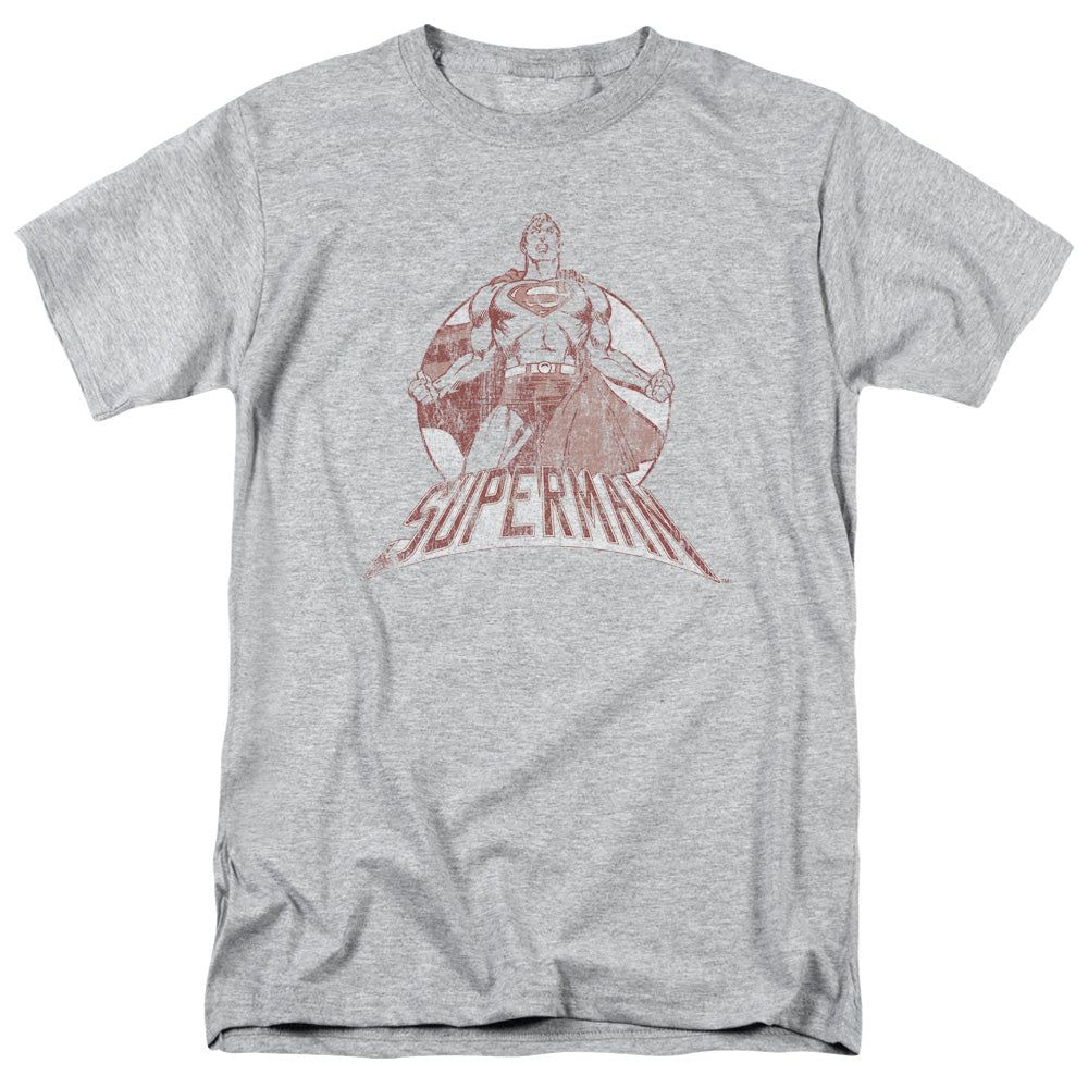 Superman Super Bad Mens T Shirt Athletic Heather Retro Pop Classics