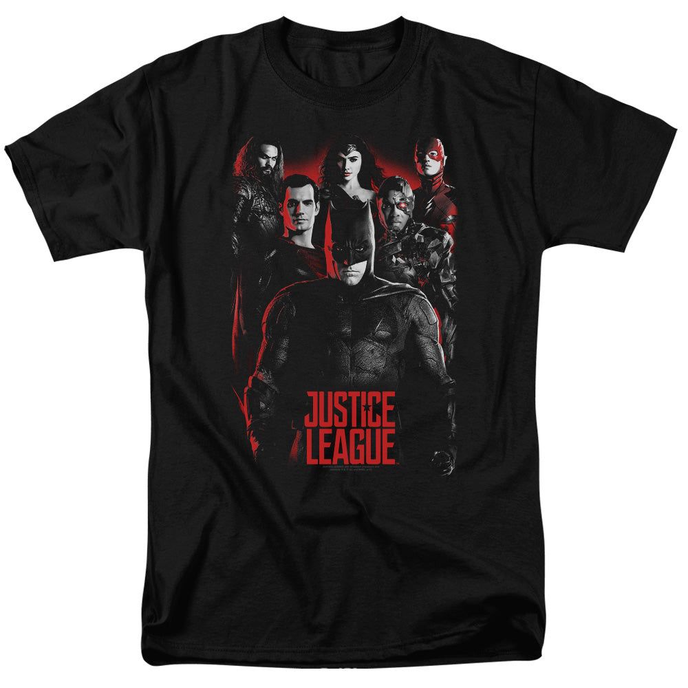 Justice League Movie The League Mens T Shirt Black Retro Pop Classics