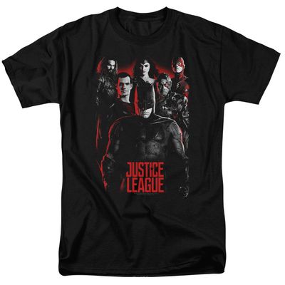 Justice League Movie The League Mens T Shirt Black Retro Pop Classics