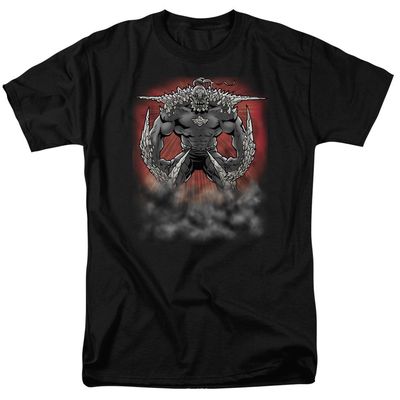 Superman Doomsday Dust Mens T Shirt Black Retro Pop Classics