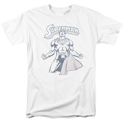 Superman Get Some Mens T Shirt White Retro Pop Classics