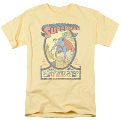 Superman #1 Mens T Shirt Banana Retro Pop Classics