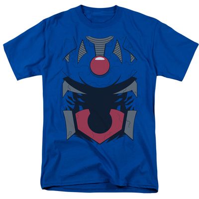 Justice League Darkseid Uniform Mens T Shirt Royal Blue Retro Pop Classics
