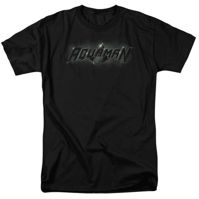 Justice League of America Aquaman Title Mens T Shirt Black Retro Pop Classics