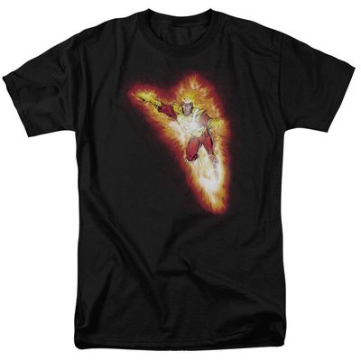 Justice League of America Firestorm Blaze Mens T Shirt Black Retro Pop Classics