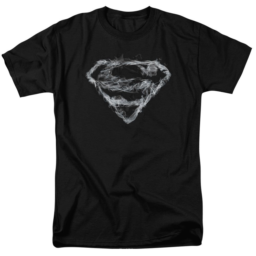 Superman Oking Shield Mens T Shirt Black Retro Pop Classics