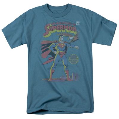 Superman Aofm #424 Cover Mens T Shirt Slate Retro Pop Classics