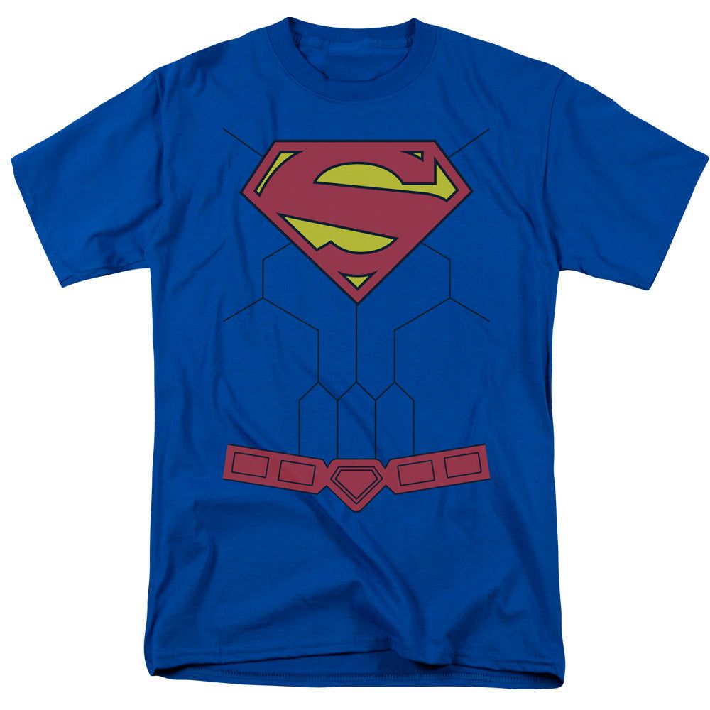 Superman New 52 Torso Mens T Shirt Royal Blue Retro Pop Classics