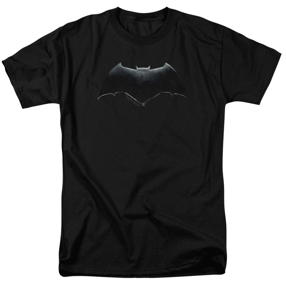 Justice League Movie Batman Logo Mens T Shirt Black Retro Pop Classics