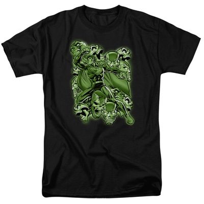 Superman Metallo Mayhem Mens T Shirt Black Retro Pop Classics