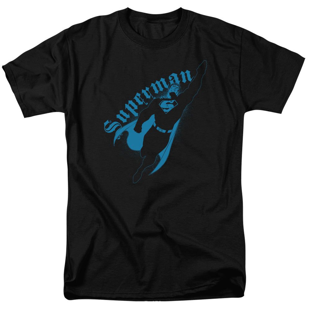 Superman Darkness Mens T Shirt Black Retro Pop Classics
