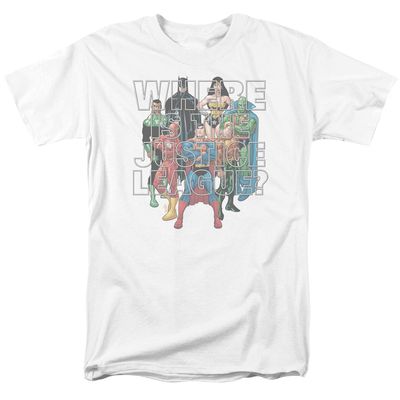 Justice League Classified #1 Cover Mens T Shirt White Retro Pop Classics