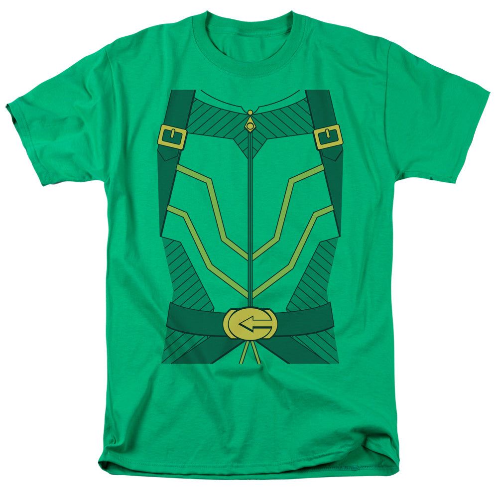 Justice League Arrow Uniform Mens T Shirt Kelly Green Retro Pop Classics