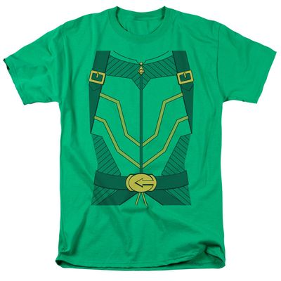 Justice League Arrow Uniform Mens T Shirt Kelly Green Retro Pop Classics