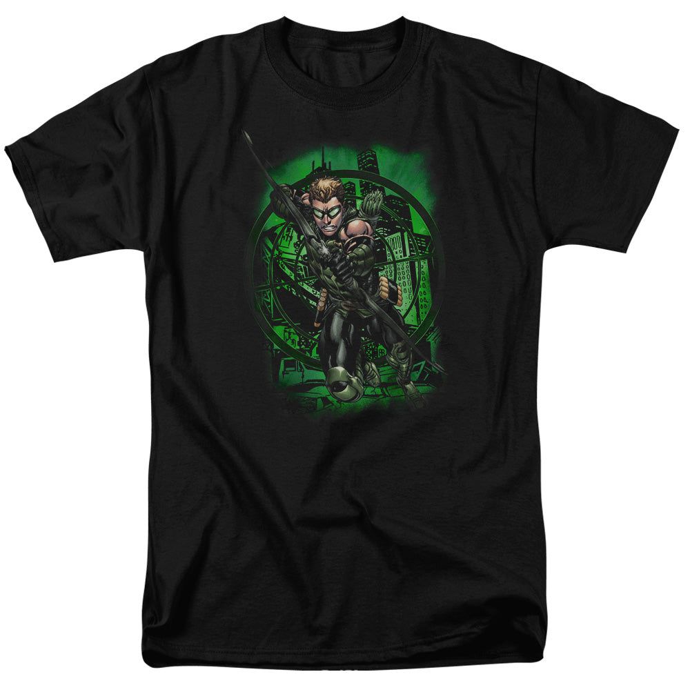 Justice League in My Sight Mens T Shirt Black Retro Pop Classics