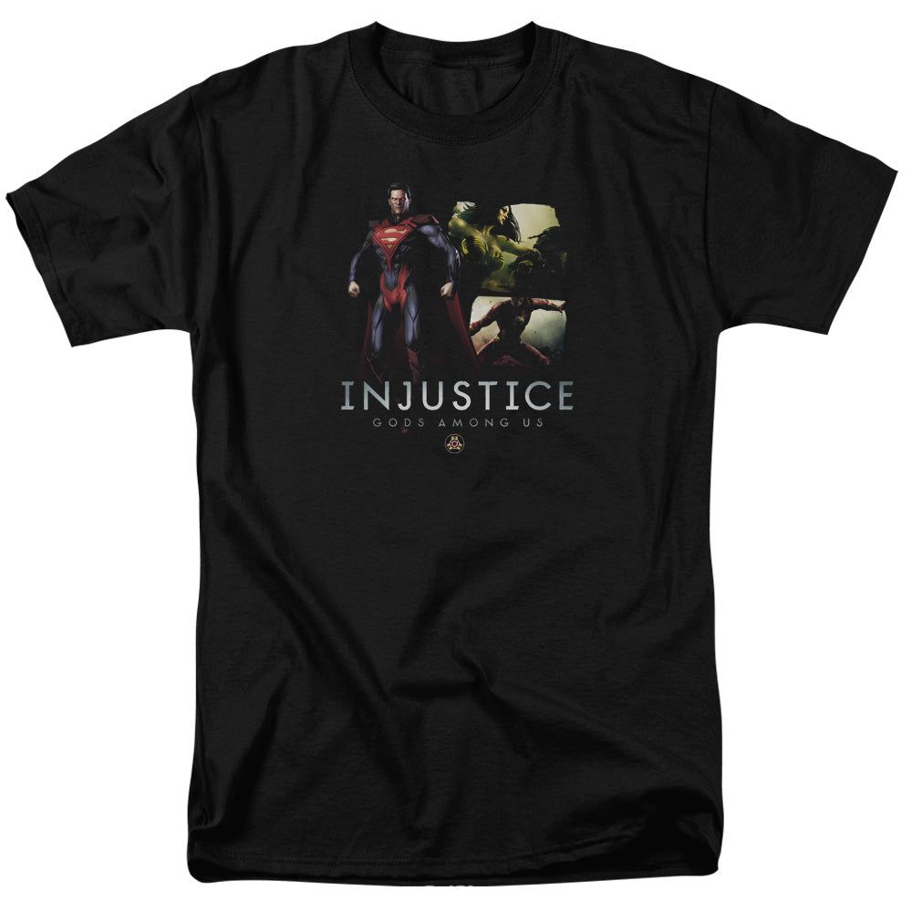 Injustice Gods Among Us Supermans Revenge Mens T Shirt Black Retro Pop Classics