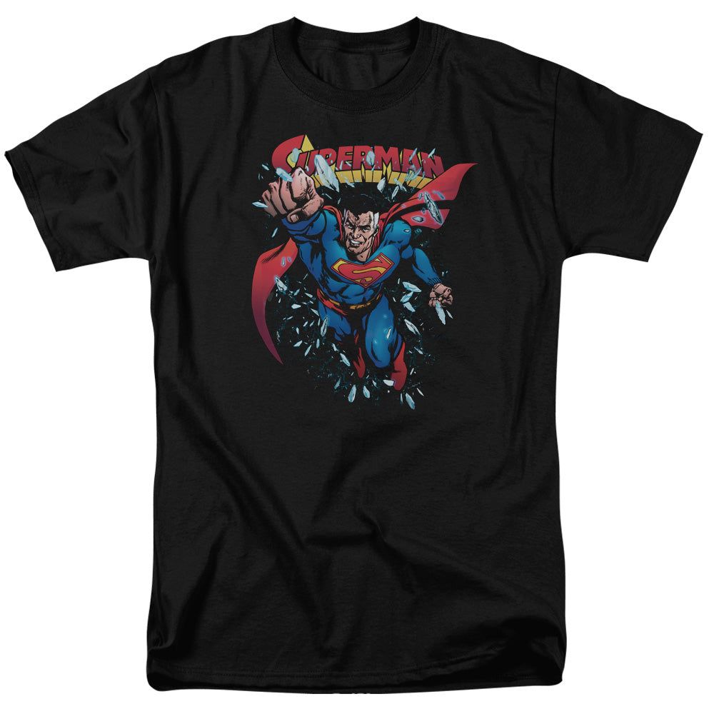 Superman Old Man Kal Mens T Shirt Black Retro Pop Classics