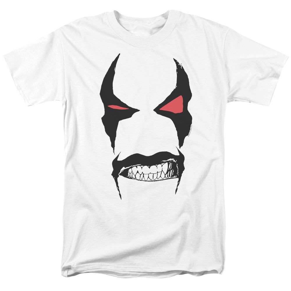 Justice League Lobo Face Mens T Shirt White Retro Pop Classics