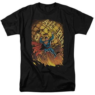 Superman Superman #1 Mens T Shirt Black Retro Pop Classics