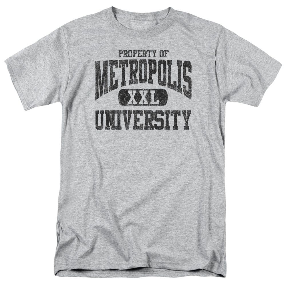 Superman Property Of Mu Mens T Shirt Athletic Heather Retro Pop Classics