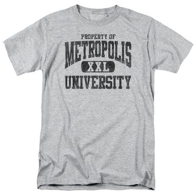 Superman Property Of Mu Mens T Shirt Athletic Heather Retro Pop Classics