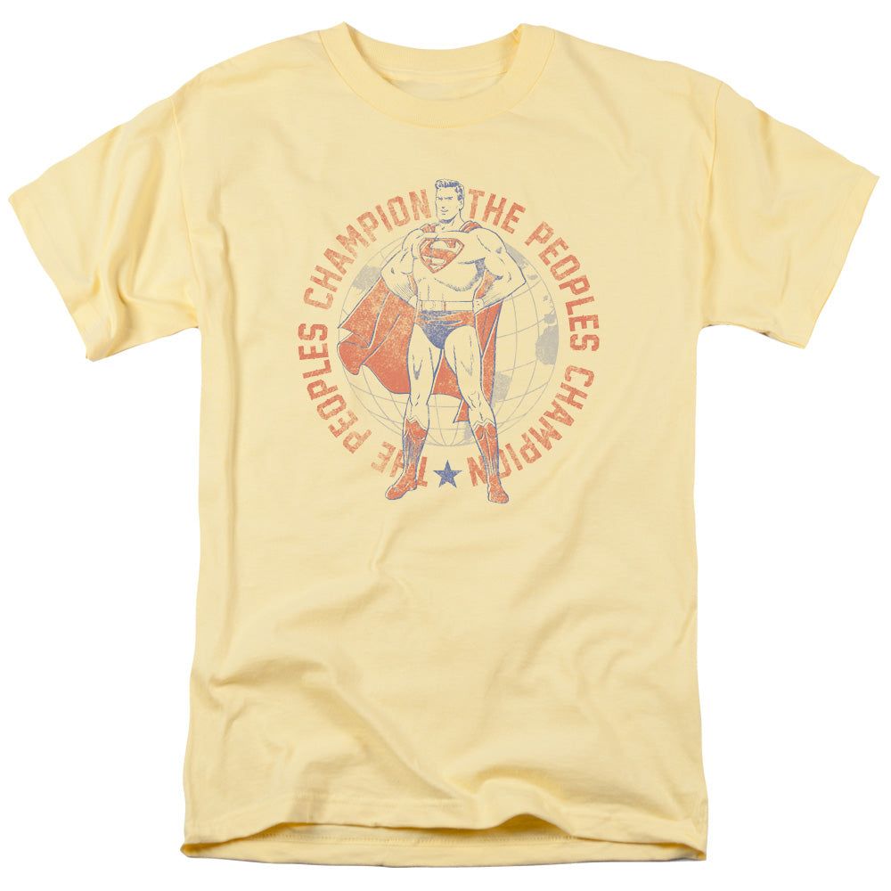 Superman Peoples Champion Mens T Shirt Banana Retro Pop Classics