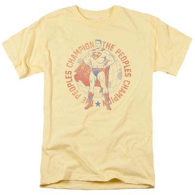 Superman Peoples Champion Mens T Shirt Banana Retro Pop Classics