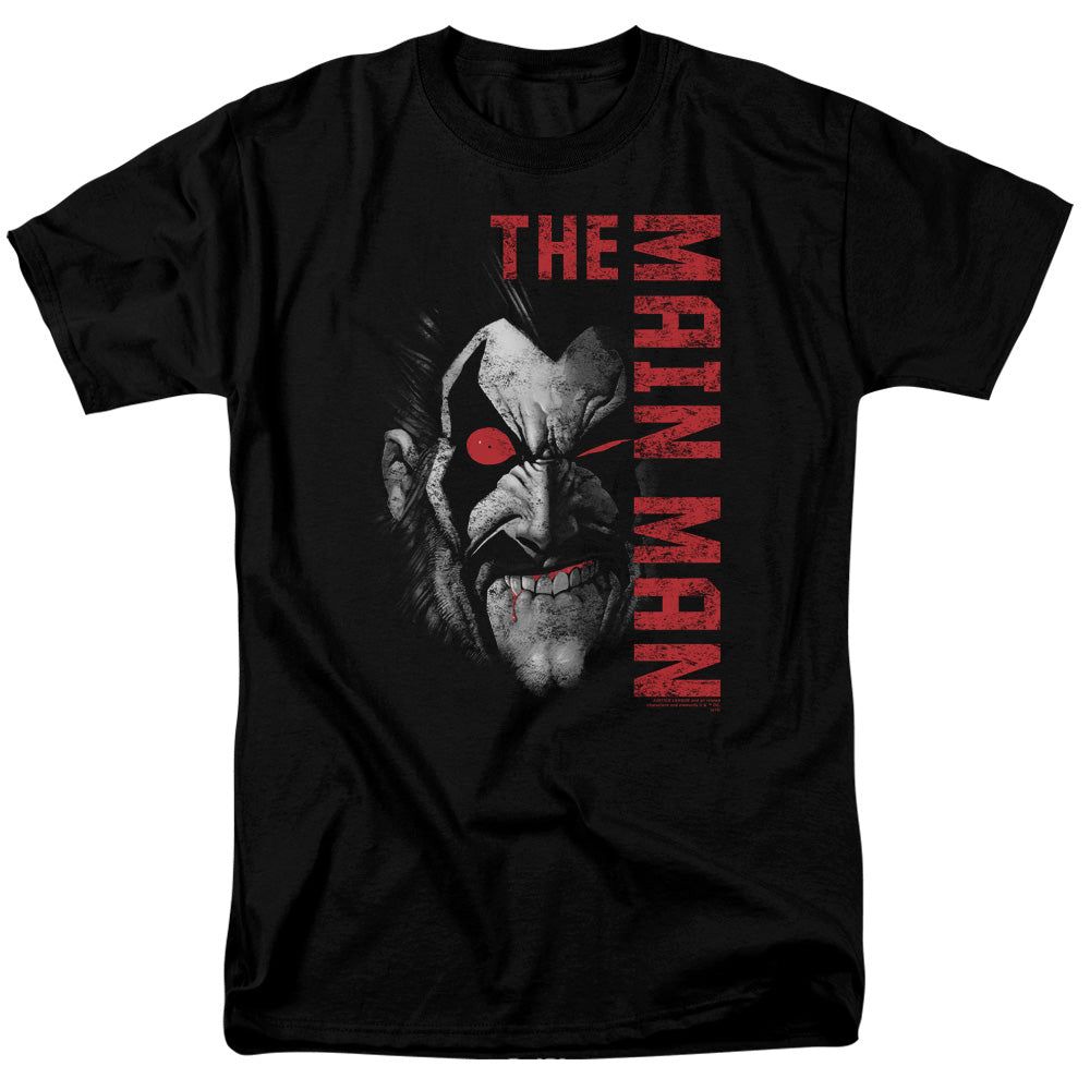 Justice League Main Man Mens T Shirt Black Retro Pop Classics