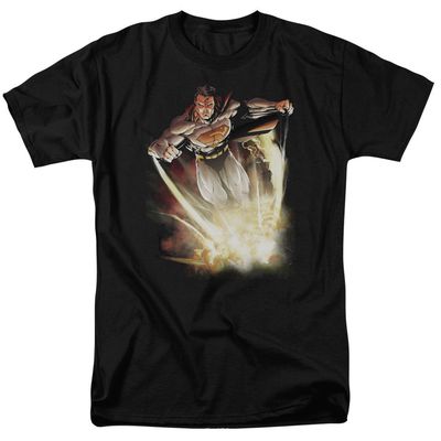Superman Explosive Mens T Shirt Black Retro Pop Classics