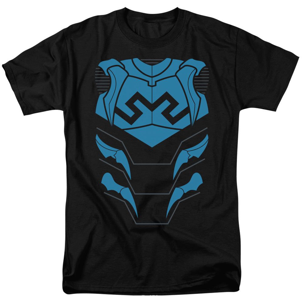 Justice League Blue Beetle Mens T Shirt Black Retro Pop Classics