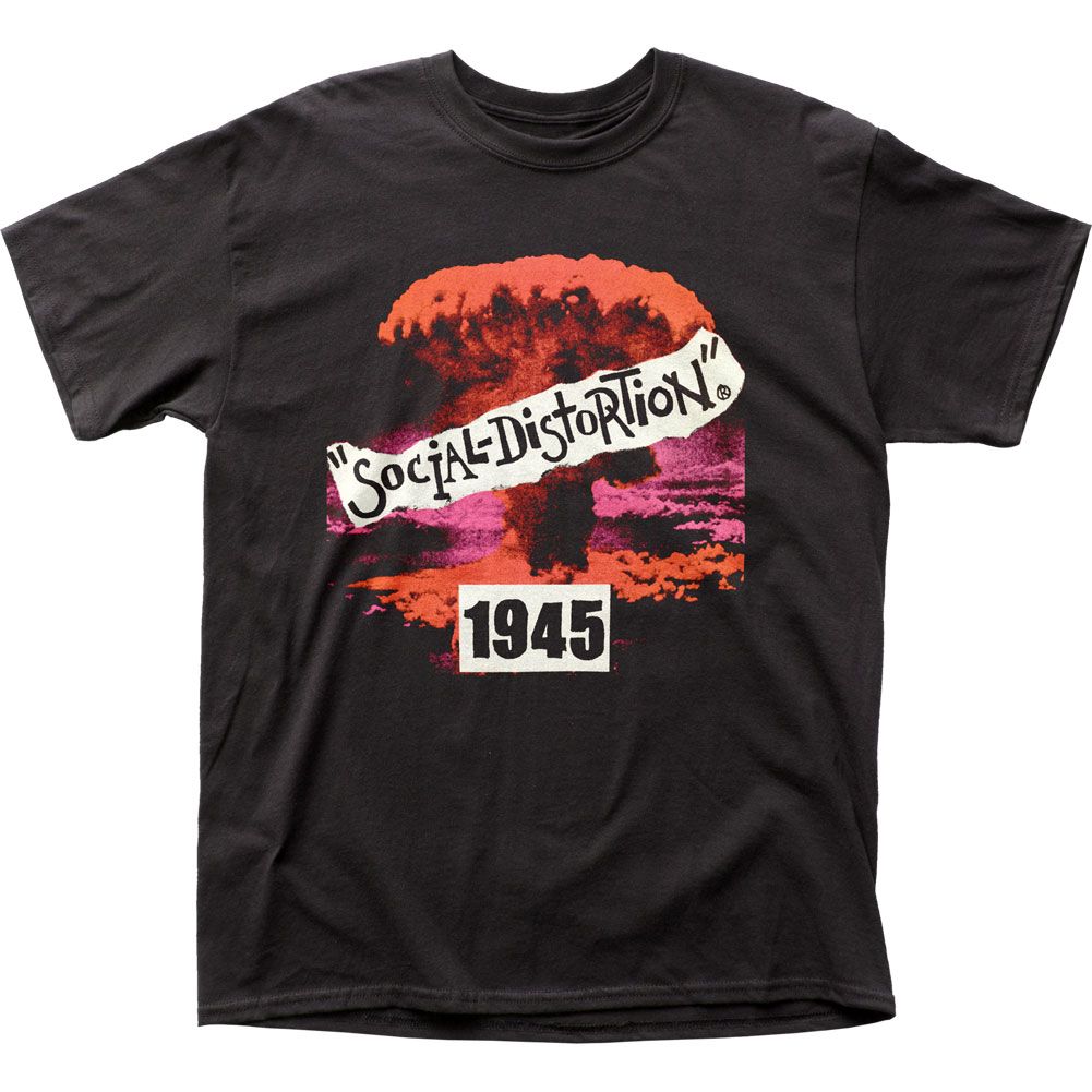 Social Distortion 1945 Mens T Shirt Black Retro Pop Classics