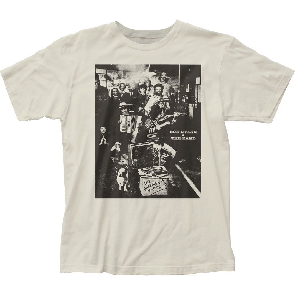 The Band The Basement Tapes Mens T Shirt Vintage White Retro Pop Classics