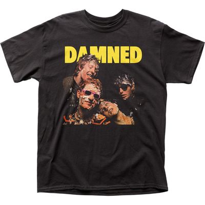 The Damned Damned Mens T Shirt Black Retro Pop Classics