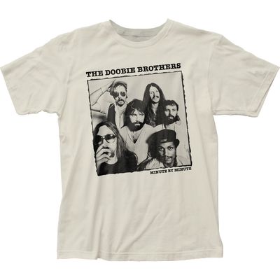 The Doobie Brothers Minute By Minute Mens T Shirt Vintage White Retro Pop Classics