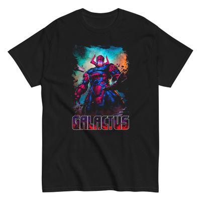 Galactus Animated Mens T Shirt Black Retro Pop Classics