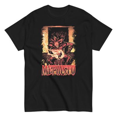 Mephisto Animated Mens T Shirt Black Retro Pop Classics