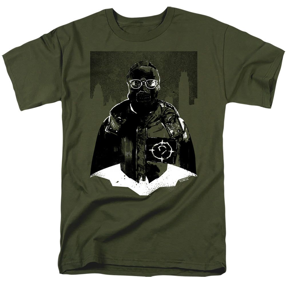 The Batman Noir Riddler Mens T Shirt Military Green Retro Pop Classics