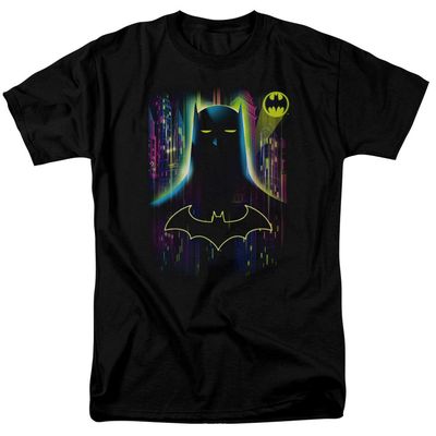 Batman Knight Lights Mens T Shirt Black Retro Pop Classics
