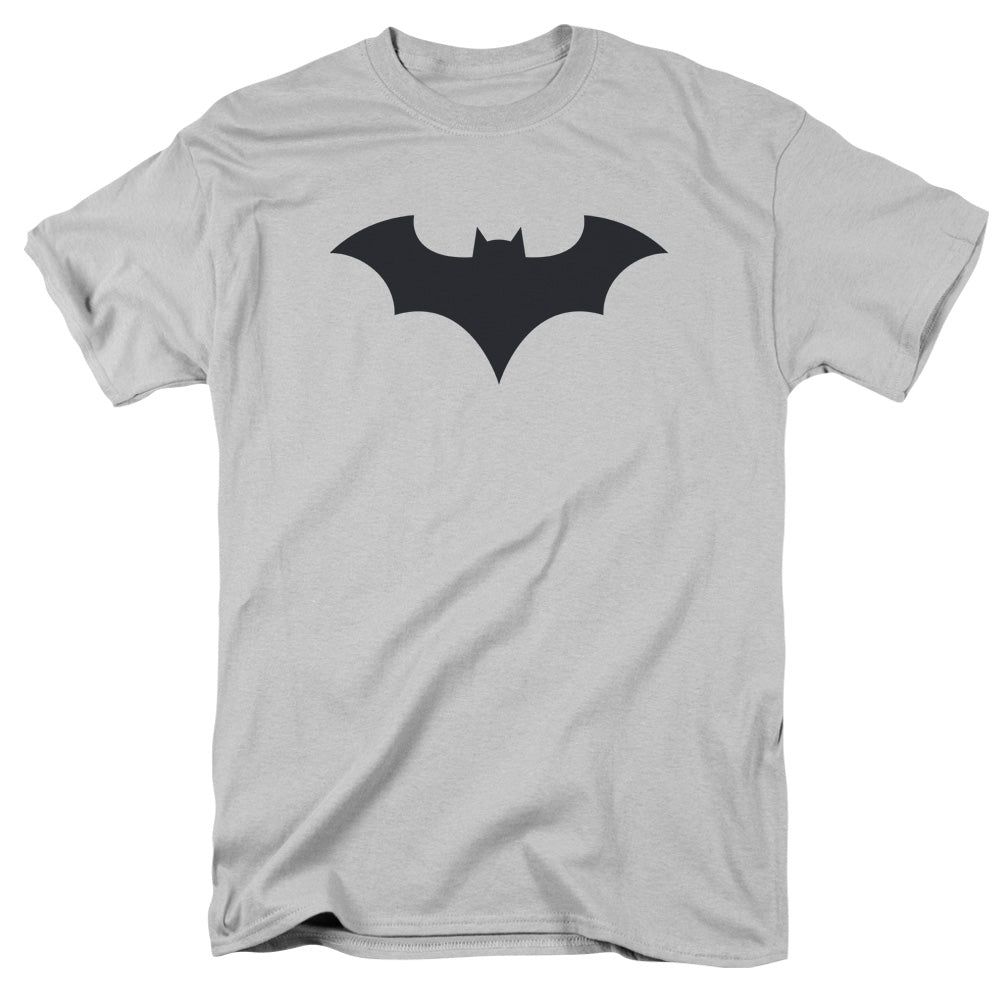 Batman 52 Title Logo Mens T Shirt Silver Retro Pop Classics