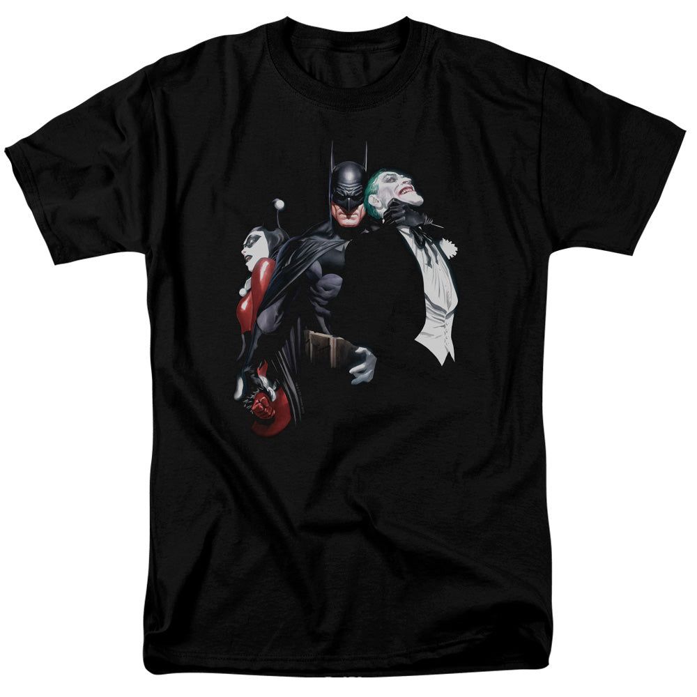 Batman Joker Harley Choke Mens T Shirt Black Retro Pop Classics