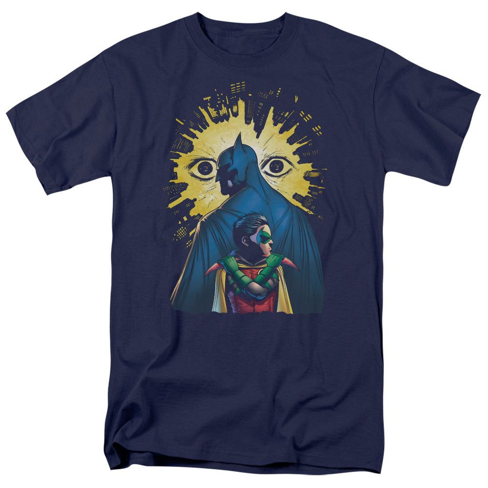 Batman Watchers Mens T Shirt Navy Blue Retro Pop Classics