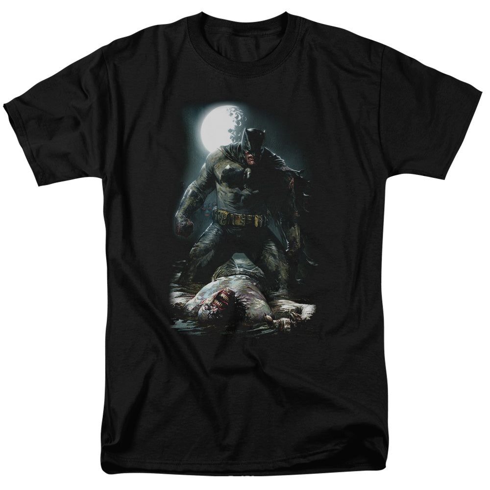Batman Mudhole Mens T Shirt Black Retro Pop Classics