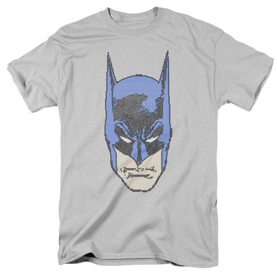 Batman Bitman Mens T Shirt Silver Retro Pop Classics