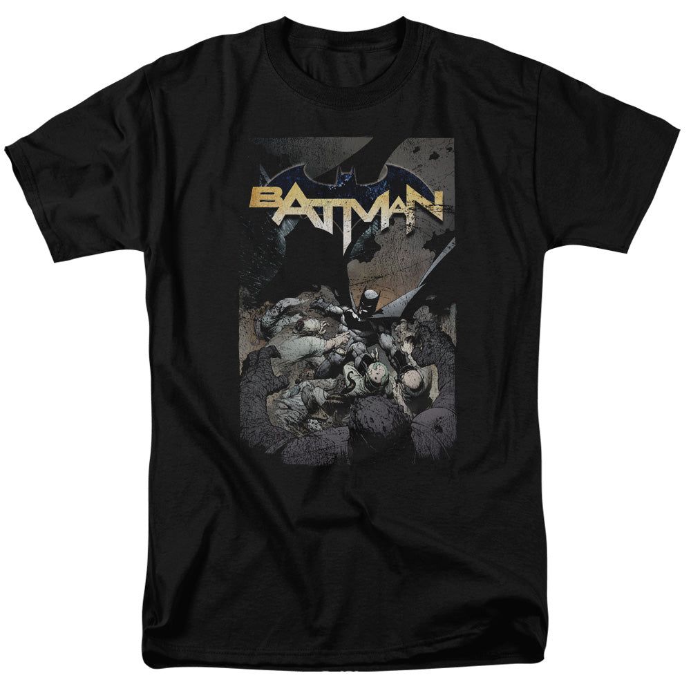 Batman Batman One Mens T Shirt Black Retro Pop Classics