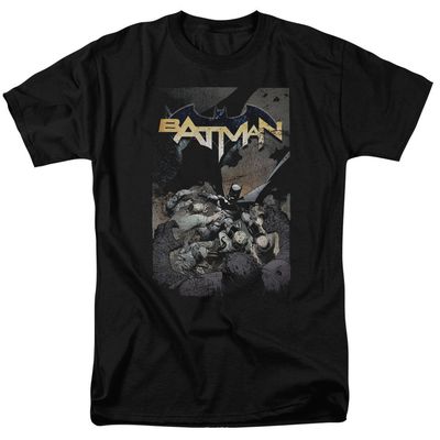 Batman Batman One Mens T Shirt Black Retro Pop Classics